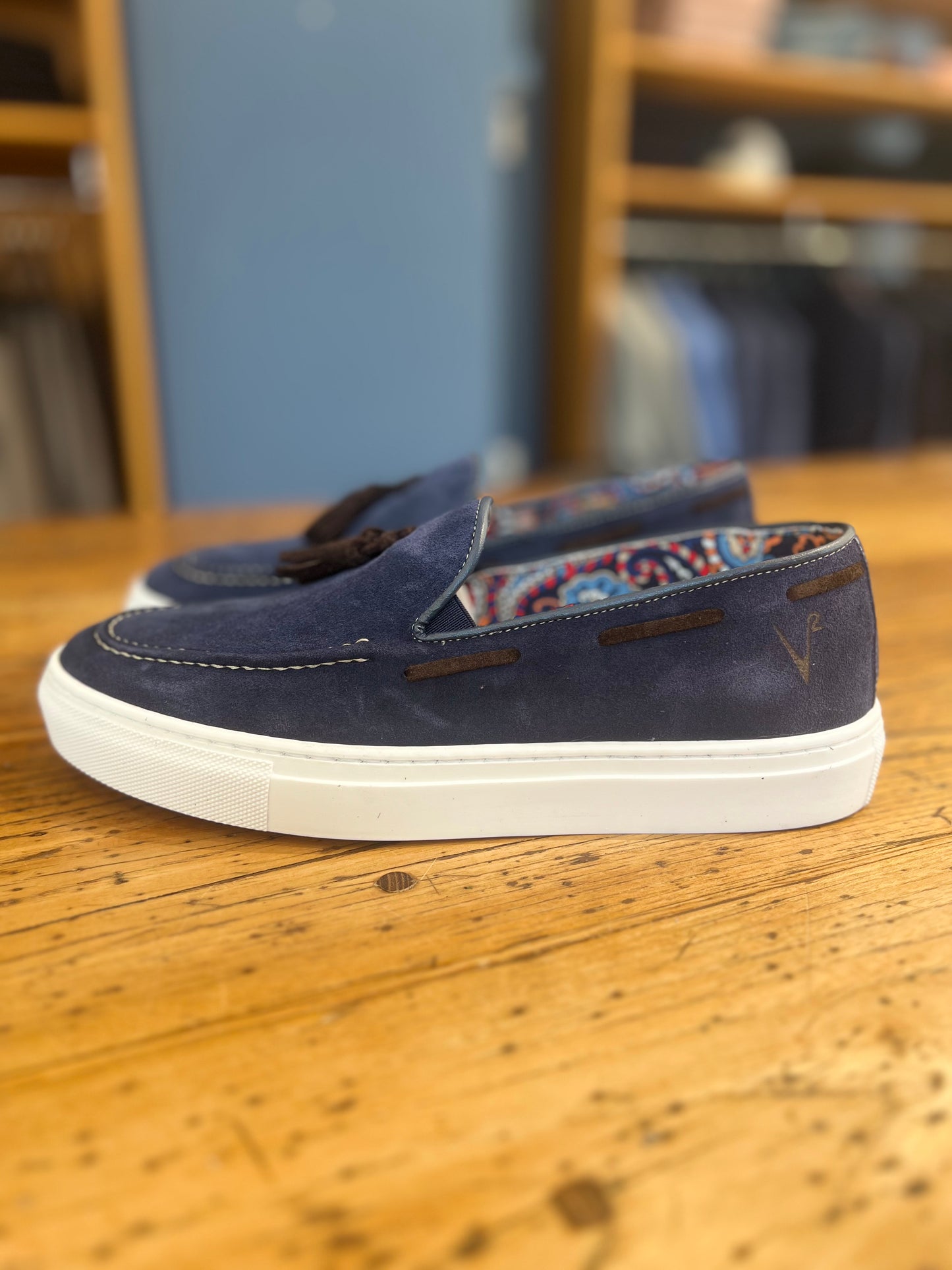 MOCASSINO Nappine Blu