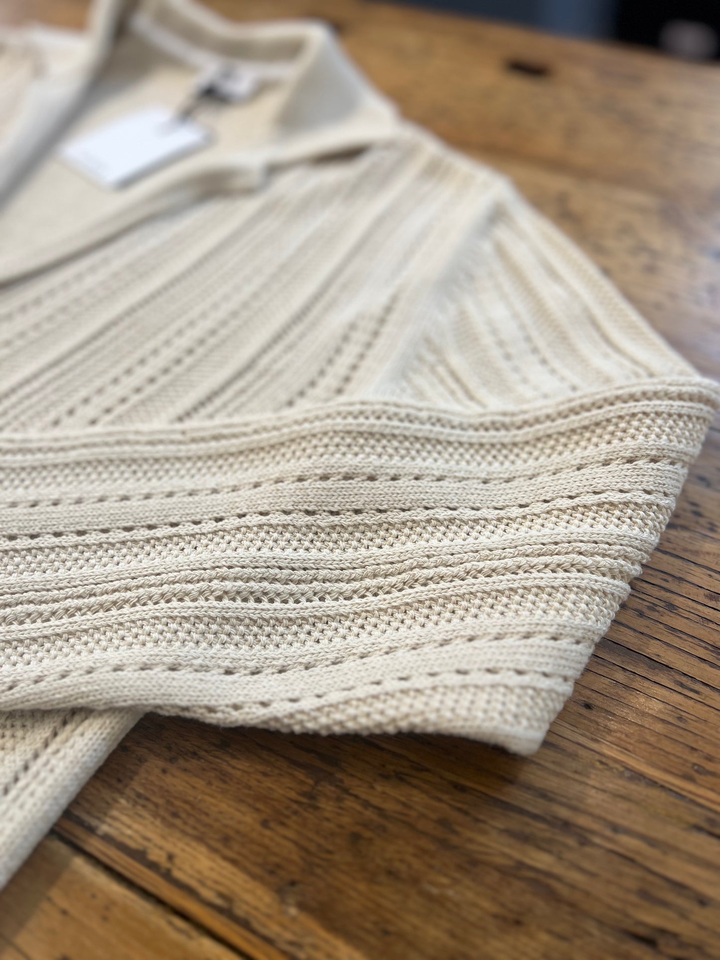 Cardigan Lavorato Beige
