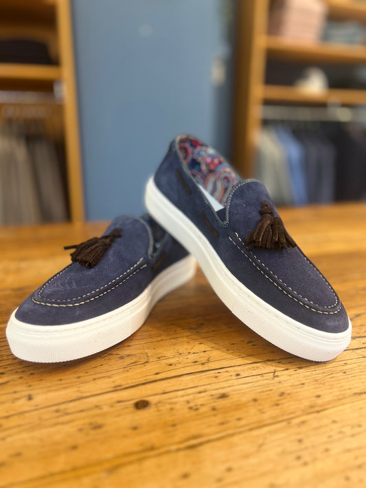 MOCASSINO Nappine Blu