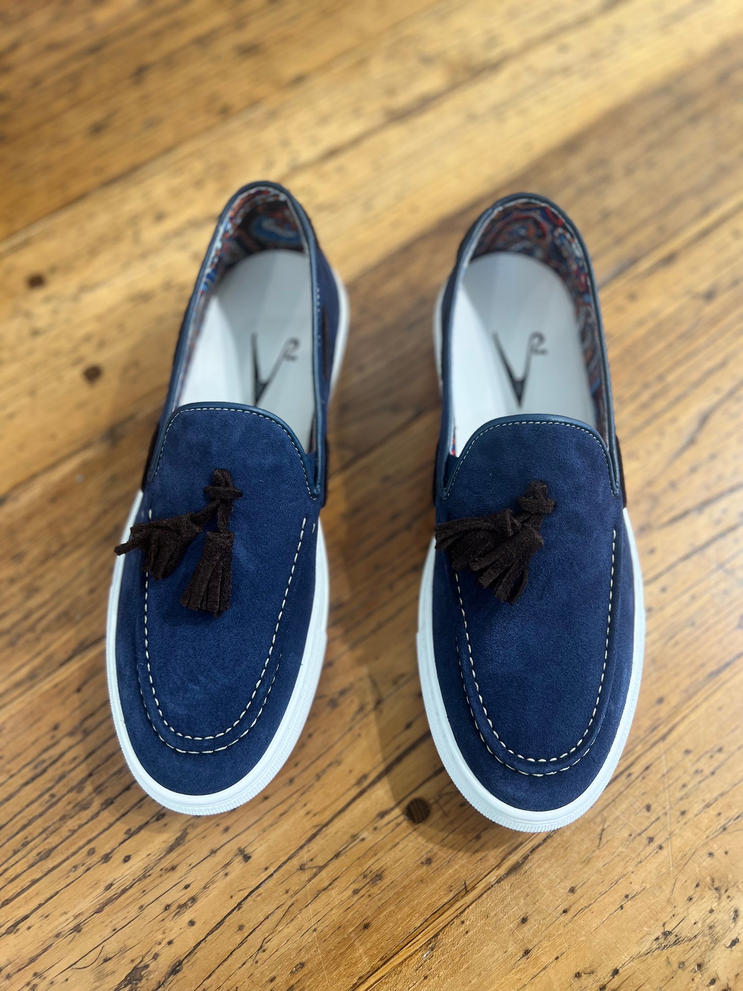 MOCASSINO Nappine Blu