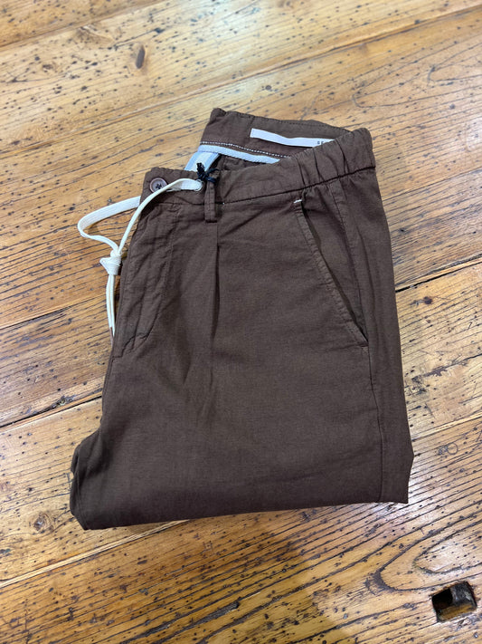 PANTALACCIO LINO MARRONE