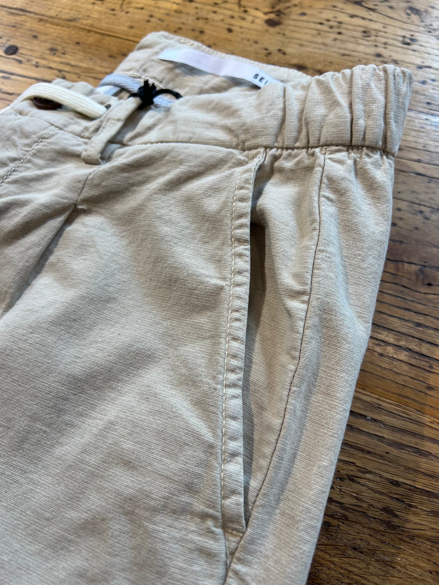 PANTALACCIO LINO BEIGE