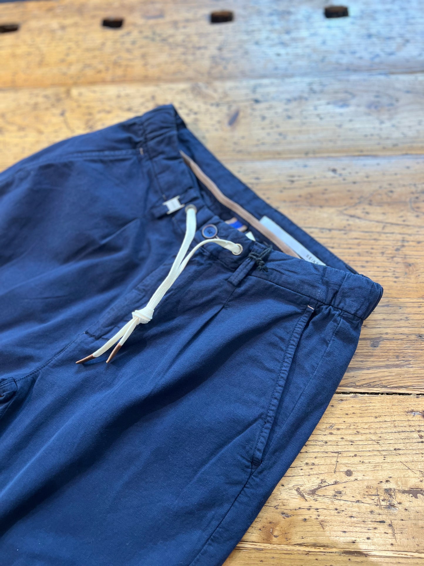 PANTALACCIO LINO BLU