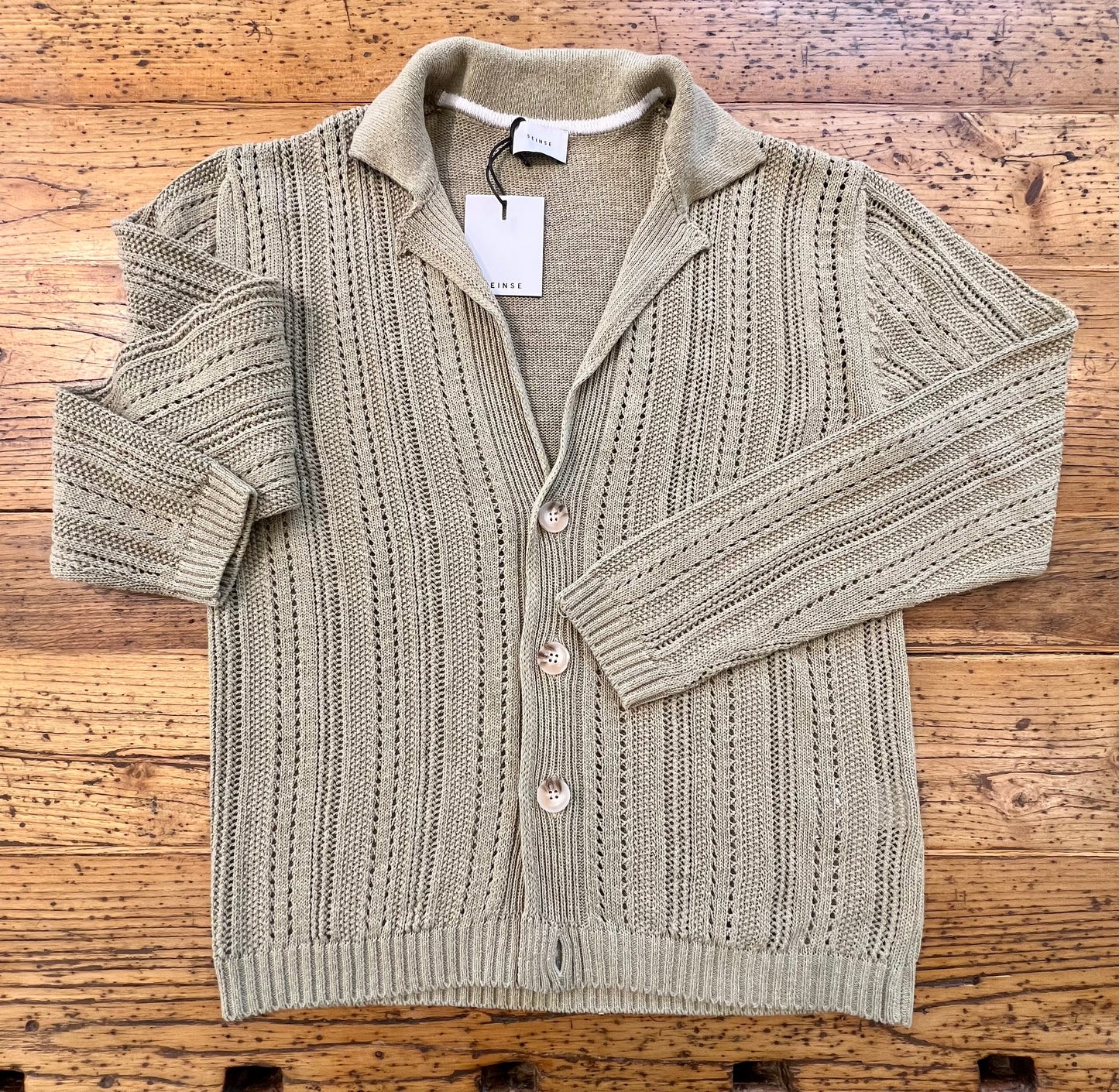 Cardigan Lavorato Salvia
