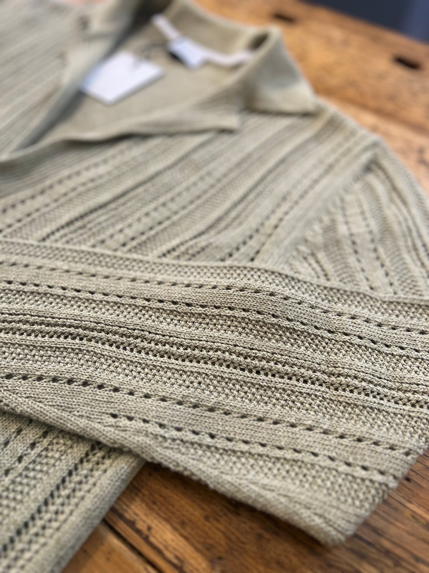 Cardigan Lavorato Salvia