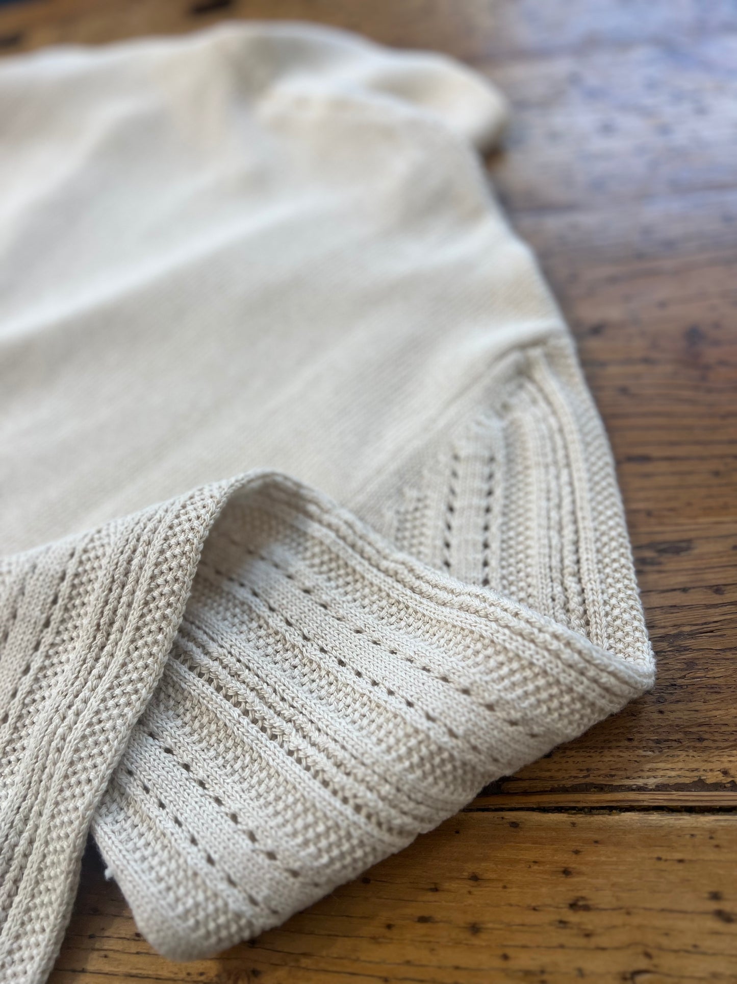 Cardigan Lavorato Beige